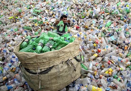 Décharge de plastique en Inde