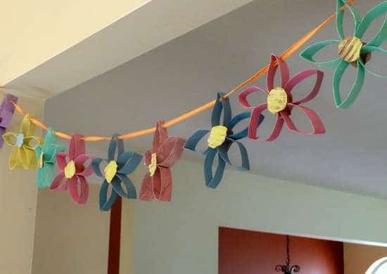 décorations festives diy en carton recyclé