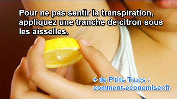 déodorant naturel et fait maison pour ne pas sentir la transpiration