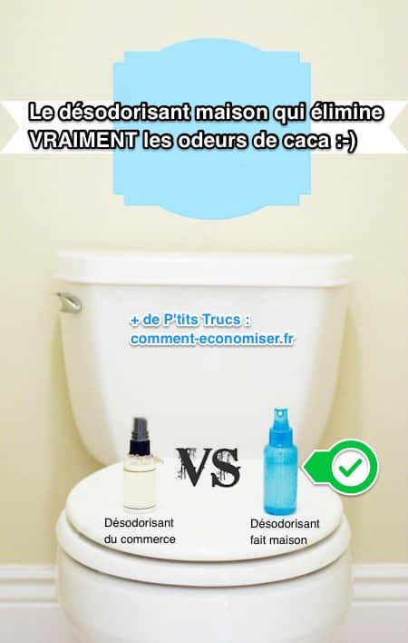 Désodorisant WC : un spray à vaporiser avant la grosse commission