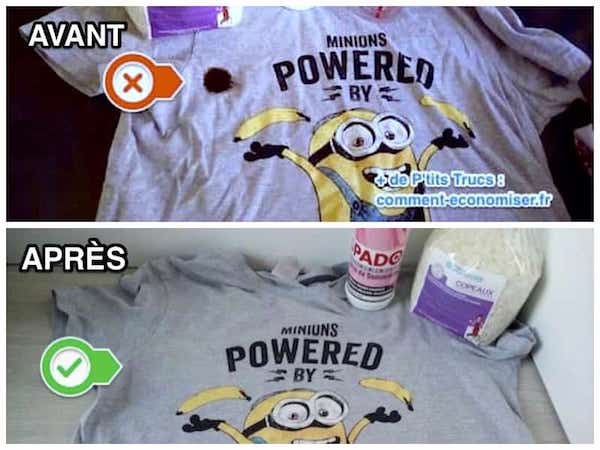 recette détachant naturel tache grasse sur vetements