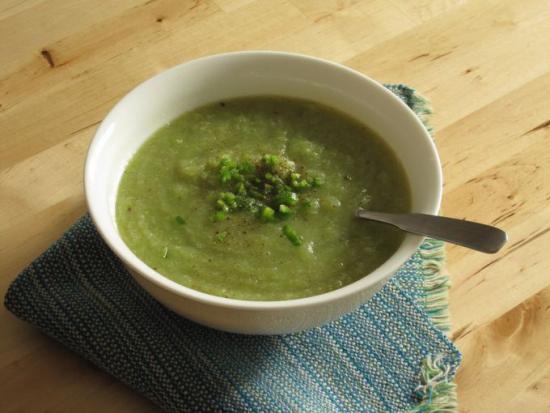 Je prends un potage au dîner