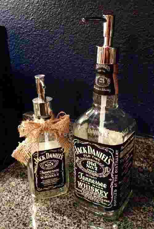 recycler vieilles bouteilles pour fabriquer distributeur de savon