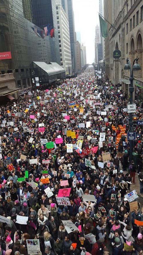 Marche des femmes à New York