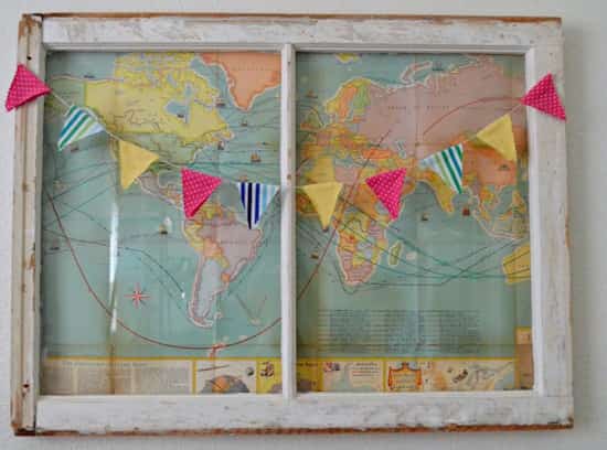 une fenêtre pour encadrer une carte