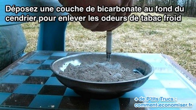 Comment enlever odeur de tabac froid avec du bicarbonate