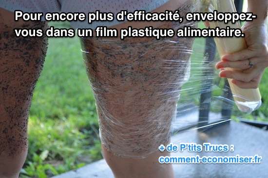 Enveloppement des cuisses au marc de café