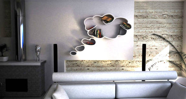 Étagère bulle à reflexion