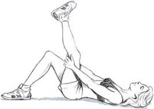faites des étirements des muscles ischio-jambiers pour soulager les douleurs au dos
