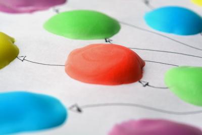 la texture de la peinture mousse garde du volume