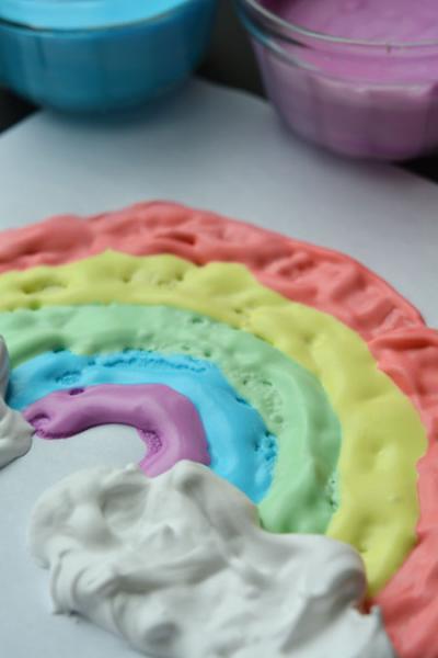 la texture de la peinture mousse est moëlleuse