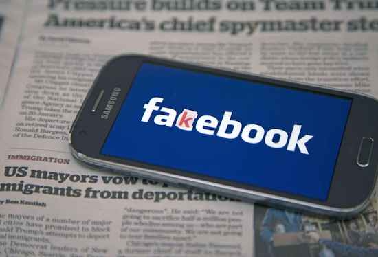 Les actualités sur facebook sont parfois des fakes news