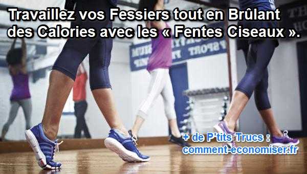 faire des fentes ciseaux pour brûler des calories