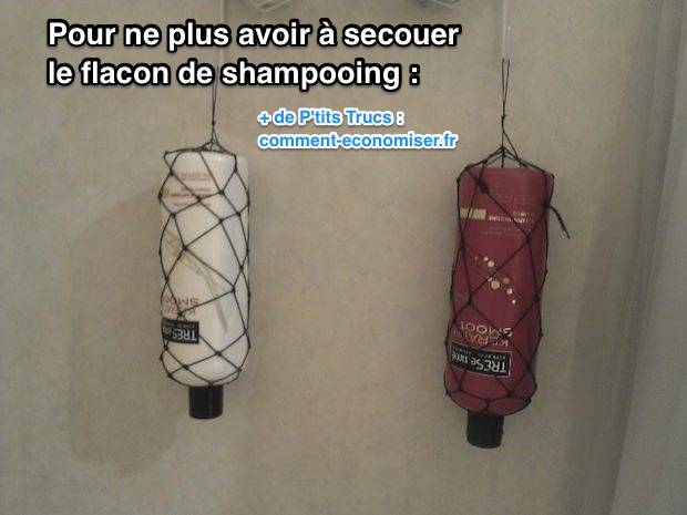 Deux shampoing à l'envers