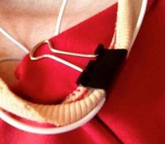 fixer fils écouteur à son pull pince clip