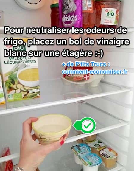 L Astuce Pour Neutraliser Les Odeurs Du Frigo Avec Du Vinaigre Blanc