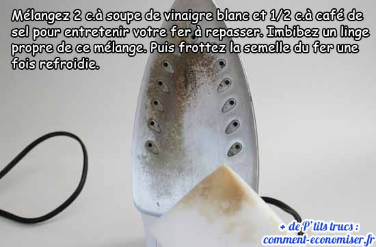 Une Astuce Efficace pour Entretenir Votre Fer à Repasser