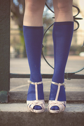 mettre des chaussettes dans des escarpins