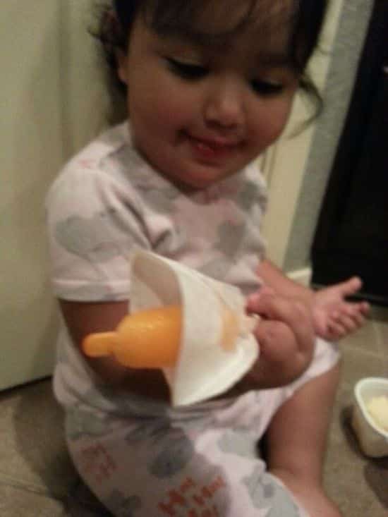 glace qui coule filtre à café