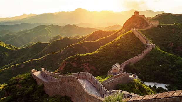 Grandes muraille de chine sans personne