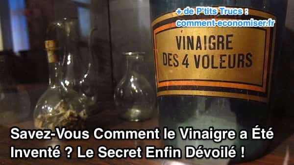 l'histoire des origines du vinaigre
