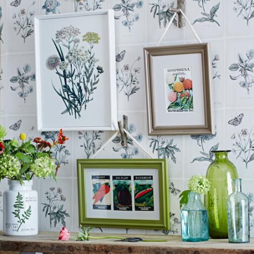 encadrez vos vieux paquets de graines