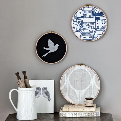 faites des tableaux en tissu