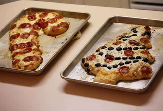 des pizzas spéciales pour noel