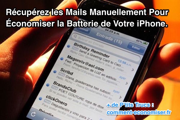 Récupérez les emails sur son iphone