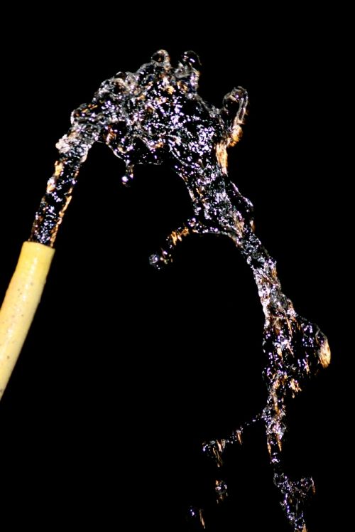 Tuyau pour jet d'eau froide