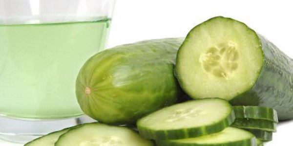 Cucumber juice can be used to combat skin blemishes.