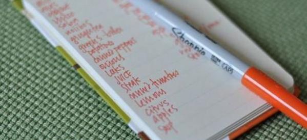 Liste de courses toute prête