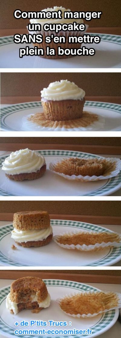 Comment manger un cupcake proprement