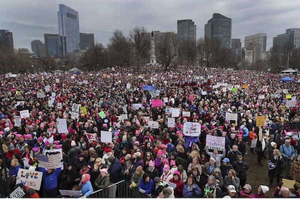 Marche des femmes contre trump