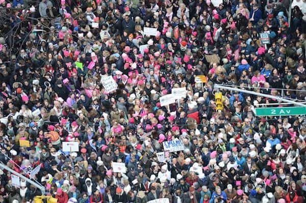 Marche des femmes à New york 