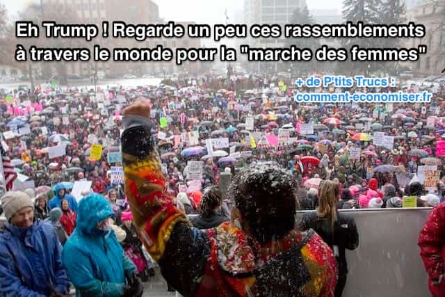 Marche des Femmes contre Trump dans le monde