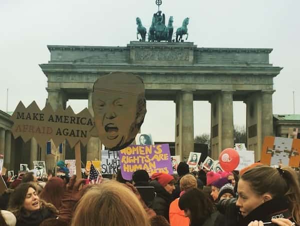 Marche des femmes à Berlin 
