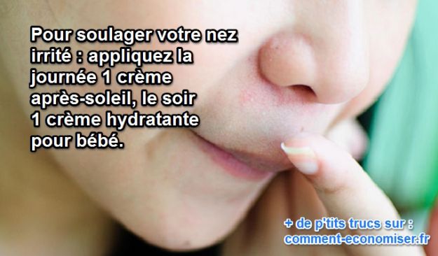 L'Astuce Efficace Pour Soulager un Nez Irrité.