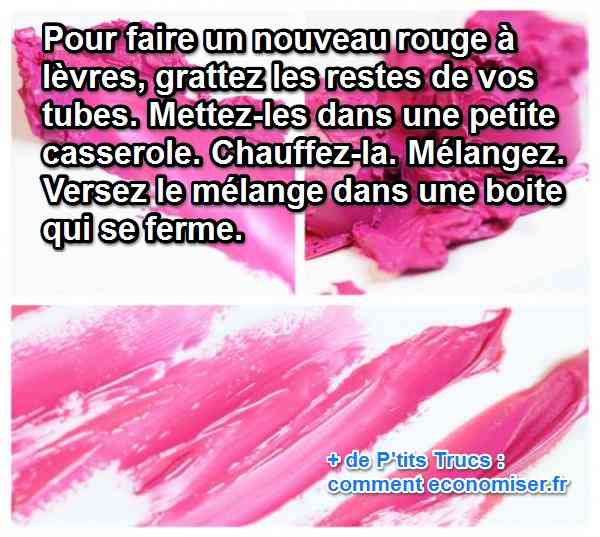 recette rouges à lèvres