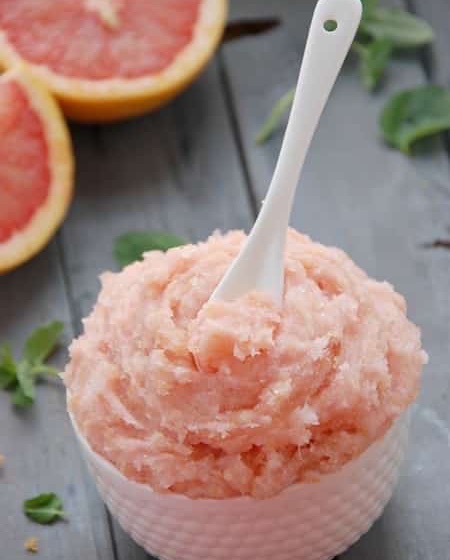 tonifiez la peau avec pamplemousse