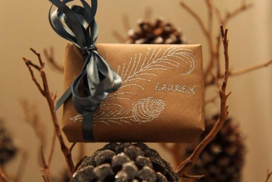 personnalisez les papiers cadeaux