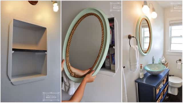 Tutoriel pour cacher une pharmacie derrière un miroir