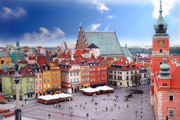 Varsovie en Pologne est une ville pas chère pour les vacances