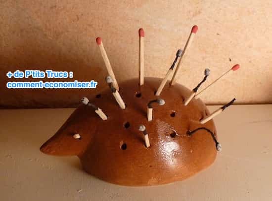 Porte allumettes fait maison