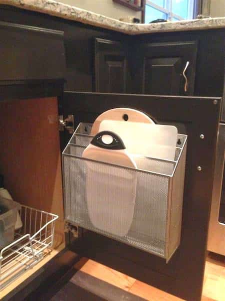 ranger les planches à découper sans qu'elles tombent