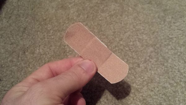 Prenez un pansement de taille normal