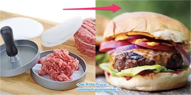 Presse à burgers pour steack haché