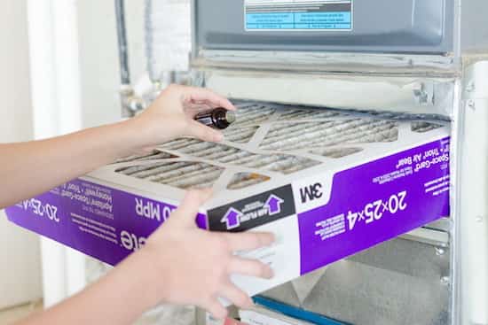 parfumez les filtres avec huile essentielle