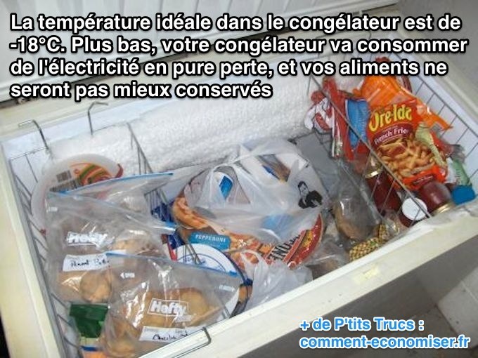 Quelle Est La Température Conseillée De Congélation Des Aliments