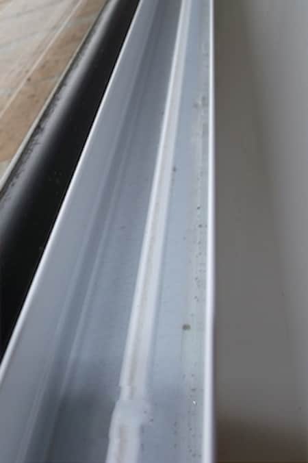 Here's the easy trick to cleaning window tracks.